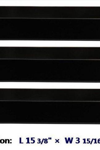 92311(3-pack) Porcelain Steel Heat Plate for Aussie, Brinkmann, Uniflame, Charmglow, Grill King, Lowes Model Grills