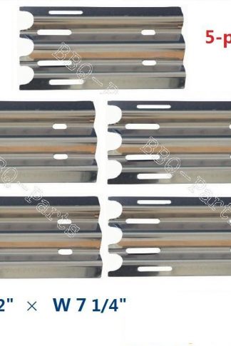 Hongso SPZ081 (5-pack) Stainless Steel Heat Plate, Heat Shield, Heat Tent, Burner Cover, Vaporizor Bar and Flavorizer Bar Replacement for Select Jenn-Air and Vermont Castings Gas Grill Models (14 1/2