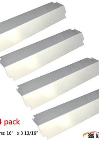 93321(4-pack) Stainless Steel Heat Plate Replacement for Charbroil, Kenmore Sears, Thermos, Lowes Model Grills and Others
