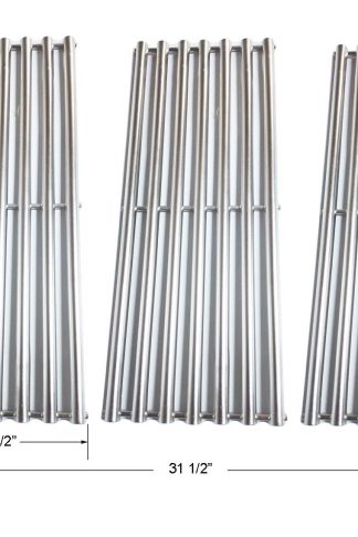BBQ funland GS4453 Stainless Steel Cooking Grid Grate Replacement for Master Centro, Charbroil, Sam's Club, Members Mark, Jenn-Air, and Other Model Grills, Set of 3
