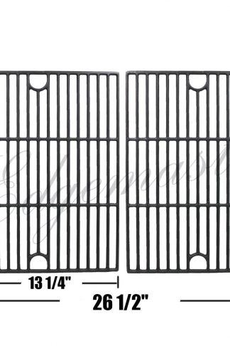 Edgemaster Cast Iron Cooking Grate Grid Replacement for Nexgrill 720-0670A, 720-0670C Uniflame GBC981 Gas Grill