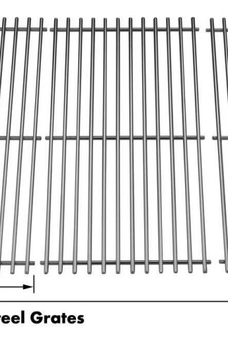 Heavy Duty Stainless Cooking Grid for BBQTEK, Charbroil 463241904, 463247404, 463247504, 463251705, 463252205, 463254205, 463260807 & Centro 5000RT, G60104, G60105 Gas Models, Set of 3
