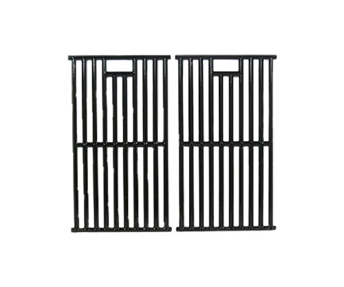 Music City Metals 67252 Gloss Cast Iron Cooking Grid Replacement for Gas Grill Model Kenmore 148.16656010, Set of 2