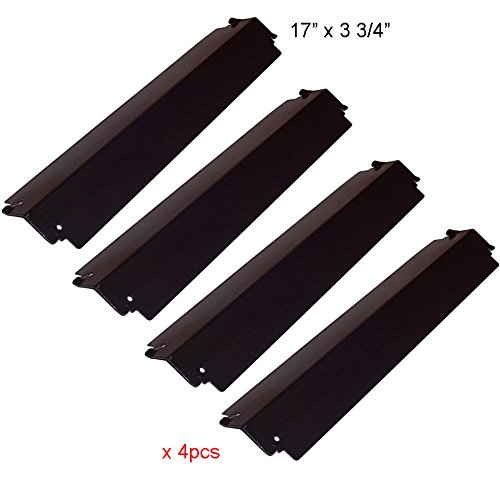 PH3941 (4-pack) Porcelain Steel Heat Plate Replacement for Select Presidents Choice and Charbroil Gas Grill Models
