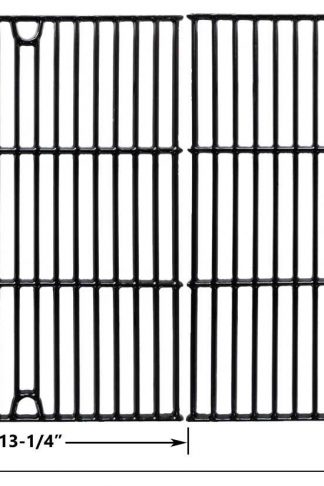 Porcelain Cast Iron Cooking Grid Replacement For Charbroil 463411512, Kenmore 122.16134110, 720-0773, Master Forge 1010037 and Nexgrill 720-0773 Gas Grill Models, Set of 2