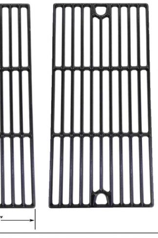 Porcelain Cast Iron Cooking Grid for Coleman 461230403, Charbroil 463240804, Kenmore, Master Chef, Broil King, Thermos, Centro 2000, 4000 and Broil King Gas Grill Models, Set of 3