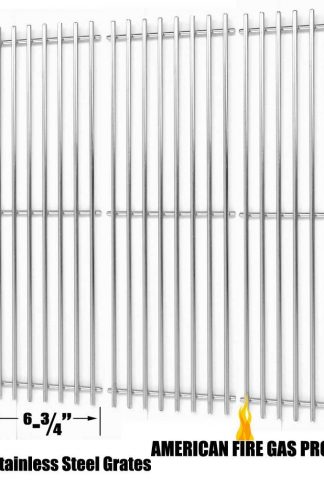 Stainless Cooking Grid for King Griller 3008, 5252 and Char-Griller 2121, 2123, 2222, 2828, 3001, 3030, 3725, 4000, 5050, 5252, 3008 Gas Grill Models, Set of 3