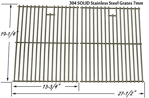 Stainless Cooking Grid for Sonoma PF30LP, Presidents Choice 09011042PC, 09011044PC, PC10011016, 419225 & Shinerich SRGG41009 Gas Grill Models, Set of 2