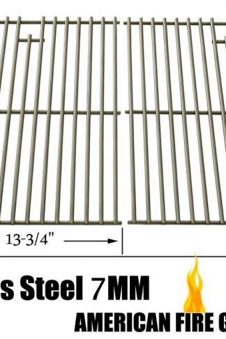 Stainless Steel Cooking Grid for Henderson SRGG41009, Presidents Choice 09011042PC, Shinerich SRGG41009 and Sonoma PF30LP Gas Grill Models, Set of 2