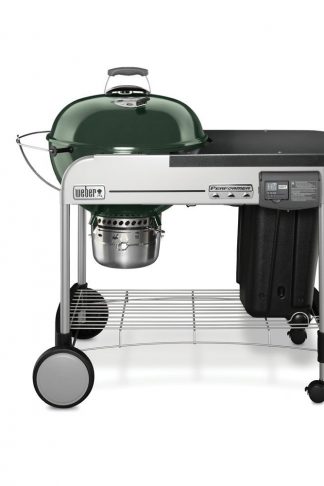 Weber 15507001 Performer Deluxe Charcoal Grill, 22-Inch, Green
