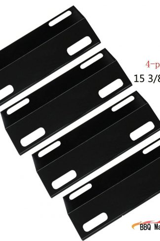 99351(4-pack) Porcelain Steel Heat Plate Replacement for Select Ducane Gas Grill Models by BBQ Mart