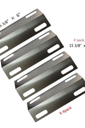 BBQ Energy 99351(4-pack) Stainless Steel Heat Plate Replacement for Select Ducane Gas Grill Models