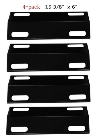 BBQ Energy PH351(4-pack) Porcelain Steel Heat Plate Replacement for Select Ducane Gas Grill Models