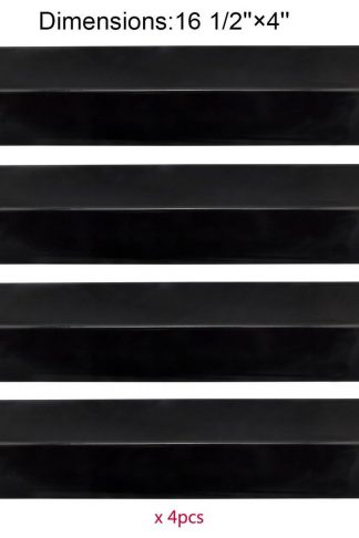 BBQ Mart PP2151 (4-pack) Porcelain Steel Heat Plate Replacement for Select Gas Grill Models By BBQ Grillware, Uniflame, Charbroil, Grill Chef and Others