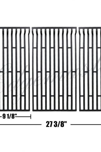 Edgemaster Set of 3 Cast Iron Cooking Grid, Cooking Grates Replacement for Fiesta Gas Grill Models Blue Ember FG50069LP, FG50069LP, FG50069NG, Fiesta FGQ65079-103, G500069-103