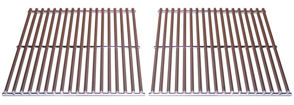 Music City Metals 5S612 Stainless Steel Wire Cooking Grid Replacement for Select Brinkmann and Turbo Gas Grill Models, Set of 2