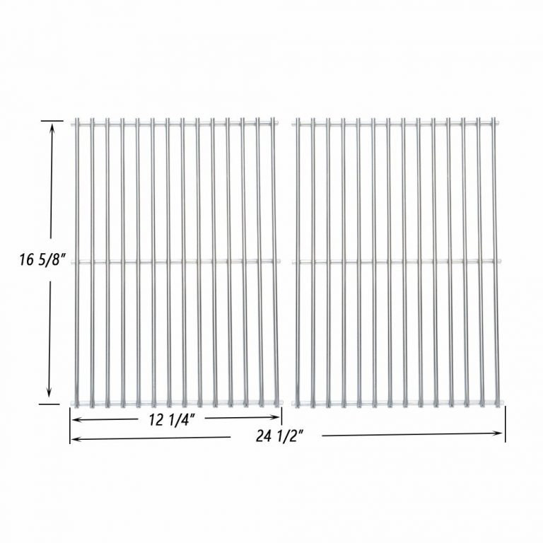 BBQ Stainless Steel Cladding Rod Grates / Cooking Grid Replacement Fit