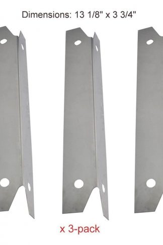 Zljiont (3-pack) Stainless Steel Heat Plate Replacement for Gas Grill Model Brinkmann 810-3330-S
