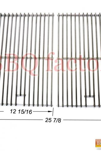 bbq factory JCX3S2 BBQ Stainless Steel Wire Cooking Grid Replacement for Select Gas Grill Models by Jenn-Air, Nexgrill and Others, Set of 2