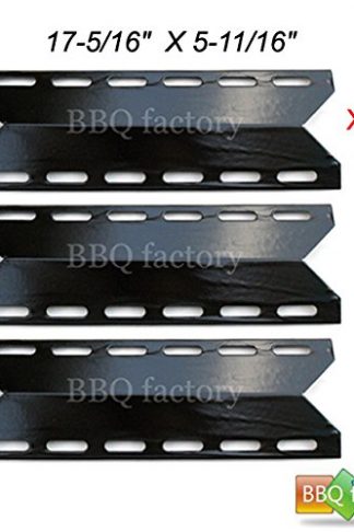 bbq factory® JPX341 (3-pack) BBQ Gas Grill Porcelain Steel Heat Plate / Shield for Charmglow, Nexgrill, Perfect Flame, Perfect Glo Model grills