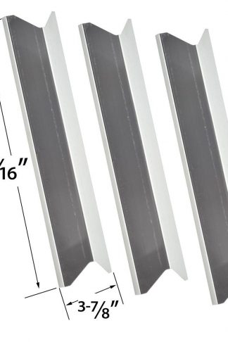 3 PACK Stainless Steel Heat Plate Replacement for BBQTEK GSS3219A, 1614453, GSS3219AN, GSS3219B, 1662914, Jasper Gas Grill Models