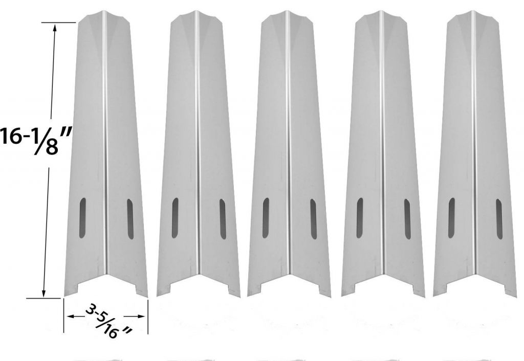 5 Pack Stainless Steel Heat Shield for BBQ Grillware GGPL2100