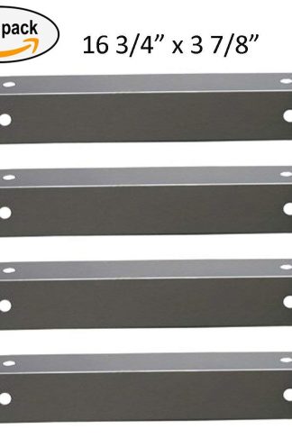 BBQ funland SH7311 (4-pack) Stainless Steel Heat Plate for Charmglow, Brinkmann Models Grills