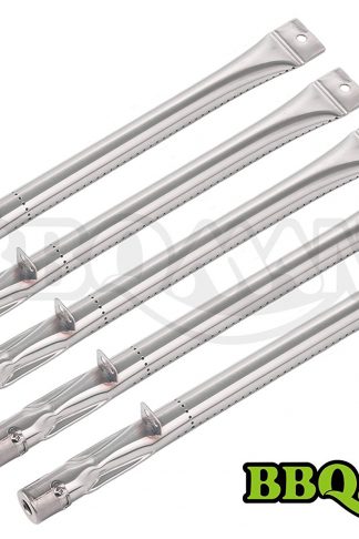 BBQMANN BC411 (5-pack) Stainless Steel Straight Burner for Lowes BBQ Grillware, Charmglow, North American Outdoors and Perfect Flame