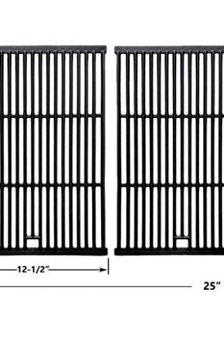 Cast Iron Replacement Cooking Grids For Brinkmann 2200, 2235, 2250, 2300, Barbeques Galore, Bakers and Chefs, Broil-Mate, Charbroil and Charmglow, Gas Models, Set of 2