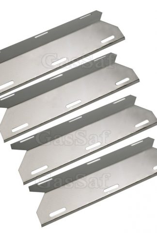 GASSAF (4-pack) Grill Heat Shield Plate Stainless Steel Vaporizor Bar Burner Cover Replacement for Costco Kirland, Jenn-Air, Nexgrill, Sterling Forge, Glen Canyon(GP-001)
