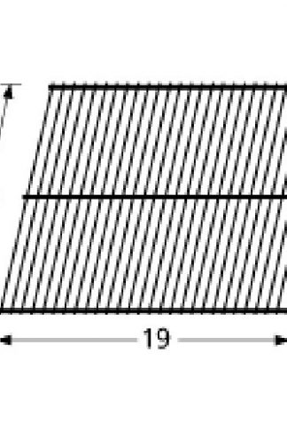 Music City Metals 54501 Porcelain Steel Wire Cooking Grid Replacement for Select Gas Grill Models by Arkla, Charbroil and Others