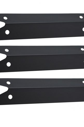 Pitmasters Supply Porcelain Steel Heat Plate Replacement, Heat Shield, Heat Tent Diffuser Deflector for 97311 Brinkmann, Charmglow Gas Grill Models (3-pack)
