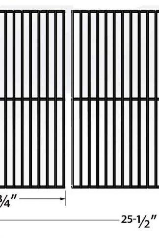 Porcelain Steel Cooking Grid Replacement for Charbroil 463248108, DCS 27, 27 Series, 27ABQ, Master Chef, and Kenmore 16644, 415.16042010, 415.16644900 Gas Grill Models, Set of 2