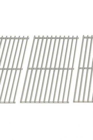 Stainless Steel Cooking Grid for BBQ Galore XC03WN, XG3TBWN, Outdoor Gourmet B070E4-A, BQ06W1B & Academy Sports B070E4-A, BQ06W1B Gas Grill Models, Set of 3