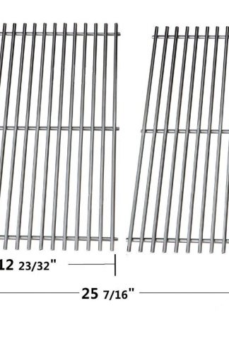 Stainless Steel Rod Cooking Grid 7528 for Weber Genesis E and S Series Grills (Dims: 19 1/2 X 12 23/32" for each unit, 19 1/2 X 25 7/16" for 2 units)