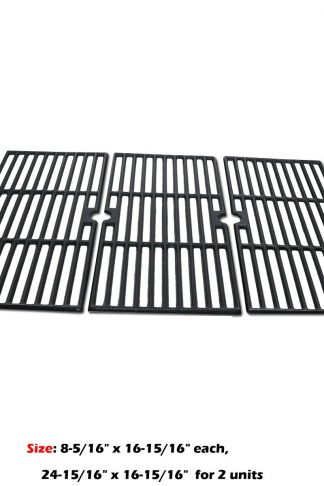 Uniflasy Cast Iron Grill Cooking Grid Grate Replacement Parts for Broil King 987844, 987847, Charbroil 463240904, 463250512, 463251505, 463251605, 463251713, 463622514, 463650413, Savor Pro GD4205s-m