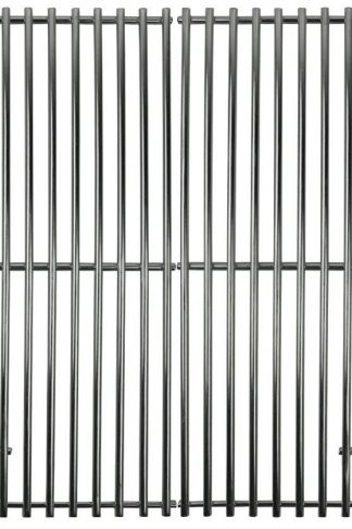 Music City Metals 5S672 Stainless Steel Wire Cooking Grid Replacement for Gas Grill Model Grill Master 720-0670E, Set of 2