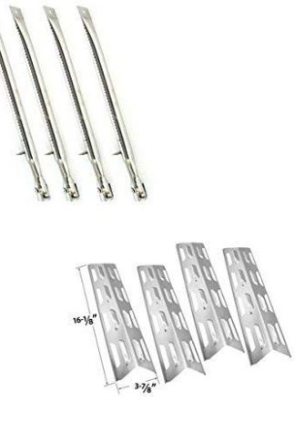 Grill Parts Zone Perfect Flame Perfect Flame SLG2008A, SLG2007A, SLG2007B, SLG2007D, 61701, 65499, 67119, 63033 Replacement Kit Includes 4 Stainless Burners and 4 Stainless Heat Plates