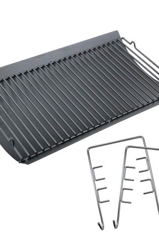 Uniflasy 20 inches Fire Grate Hanger & Ash Drip Pan for Use with Chargriller 5050, 5072, 5650 Charcoal Grills Char-Griller Replacement Parts