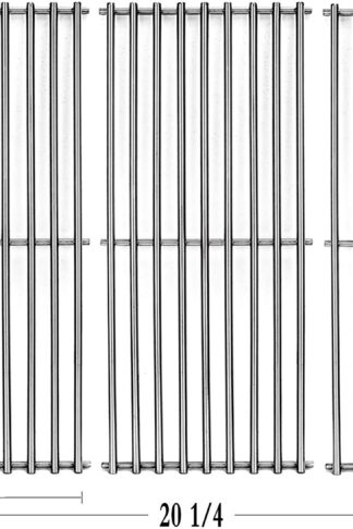 Votenli S6505A (3-Pack) Stainless Steel Cooking Grid Grates Replacement for Chargriller 3001, 3008, 3030, 4000, 5050, 5252,5650,King Griller 3008 5252 Set of 3