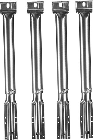 Replace parts 4pack Stainless Steel Tube Burners Extendable Length from 13” to 17.5", Universal Fit for Most Barbecue Gas Grills