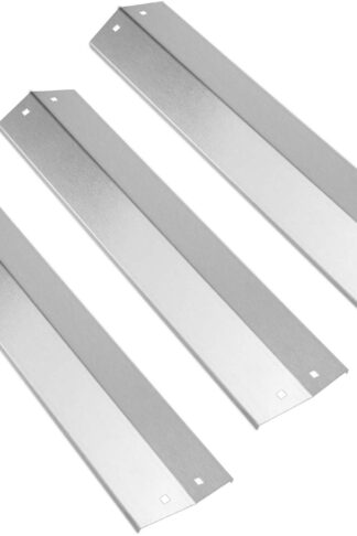 Uniflasy 18 15/16 Inch Grill Heat Plates, Heat Shield Tent, Burner Cover, Flame Tamer Replacement for Chargriller 3001 3008 3030 4000 5050 5252, King Griller 3008 5252 Grill Models, Stainless Steel