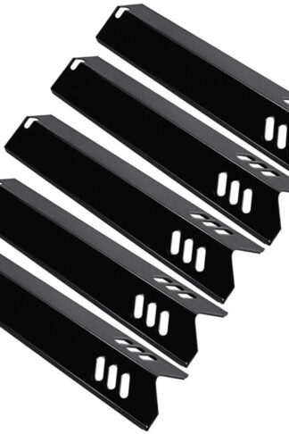 Utheer Grill Heat Plates Shield, Burner Cover, Flame Tamer 15 Inch Backyard BY13-101-001-13, Dyna-Glo DGF510SBP, DGF510SSP, Uniflame GBC1059WB, BHG, Porcelain Steel Grill Parts Replacement, 5 Pack