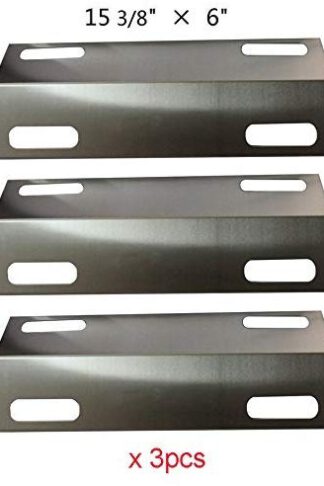 BBQ funland SH9351 (3-Pack) Stainless Steel Heat Plate Replacement for Select Ducane Gas Grill Models, 30501013