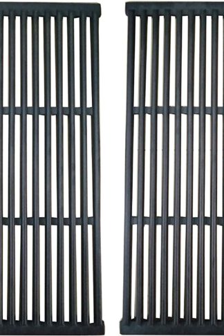 BBQration Cast Iron Cooking Grid for Brinkmann 810-2310-0, 810-2310-1, Charbroil and Charmglow Grills,Set of 2