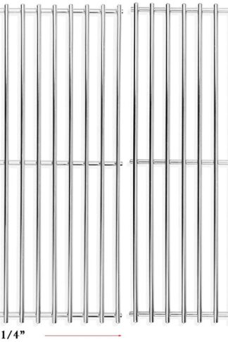 Hisencn 7521 65905 7522 7523 65904, Solid Rod Stainless Steel Cooking Grate Grids Replacement for Weber Genesis Silver A, Spirit 500, Spirit E 200, Spirit E-210, Spirit S 200, Spirit S 210 Models