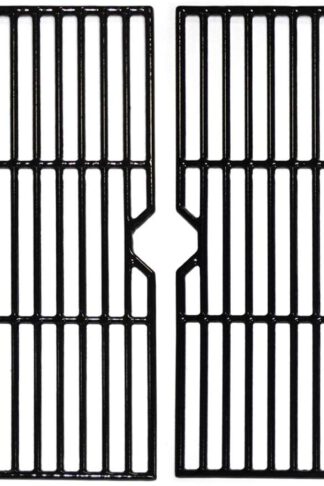 Hongso 19 1/4 Inch Porcelain Cast Iron Grill Grate Cooking Grid Replacement for Charmglow 810-7450-S, 810-8530-F/S, Nexgrill 720-0511 20-0336, Aussie, Kenmore, Jenn-Air, Weber Genesis Series, PCB152