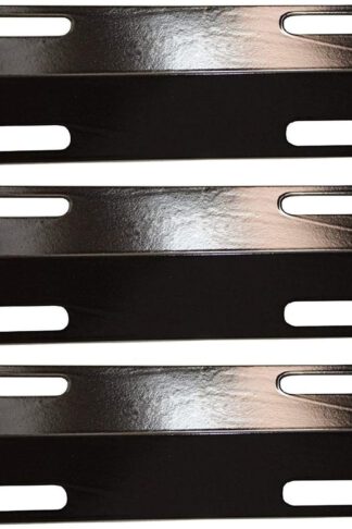 Hongso 30501013 15 3/8" Porcelain Steel Heat Plate Burner Cover Flavorizer Bar Replacement for Vaporizor Bar, Ducane 3200 3400, Affinity 3000 Series, Affinity 4100 Gas Grill Models, PPI351, (3-Pack)