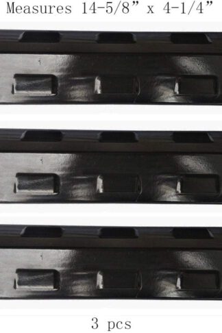 PP8531(3-pack) Porcelain Steel Heat Plate for Select Gas Grill Models By Charbroil, Kenmore, Grill King and Others