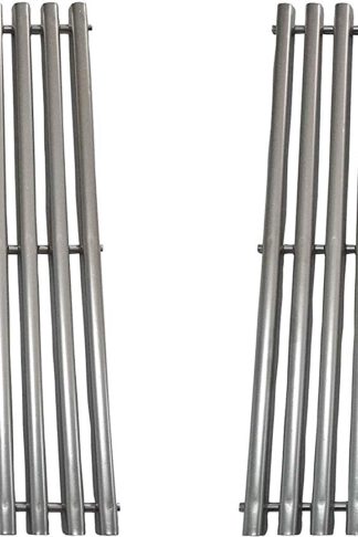 Replace parts Stainless Steel Cooking Grid Replacement for Weber Spirit 300 Series, Genesis Silver B/C, Gold B/C, Genesis 1000-3500, Replacement for Weber 7638 (17.5" x 11.9") Set of 2